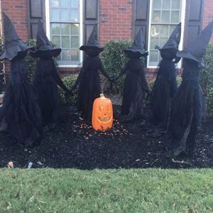 Halloween Light-Up Witches Ghost Outdoor Garden Decoration Horror Props Decor OZ