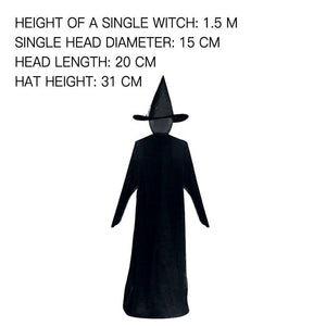 Halloween Light-Up Witches Ghost Outdoor Garden Decoration Horror Props Decor OZ