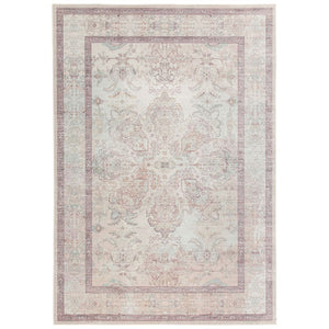 Extra Large Floor Rug Dusty Pink Persian Rug Washable Carpet Soft Runner 6 Sizes