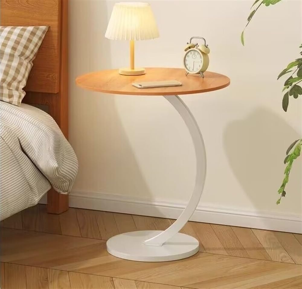 Small Side Table End Table,c Table Bed Table,Round Sofa Side Table,Side Tables for Living