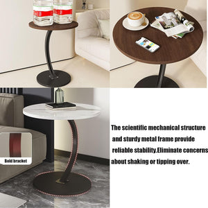 Small Side Table End Table,c Table Bed Table,Round Sofa Side Table,Side Tables for Living