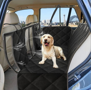 Luxury Dog Car Seat Cover, Premium 900D Extra Mesh Windows Unique Pet car Seat Cover