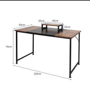 Computer Desk Monitor Stand Home Office Study Table Laptop Desks Riser