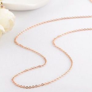 Stunning 18K Rose Gold Filled 1.5mm Classic Chain Necklace 16 - 30