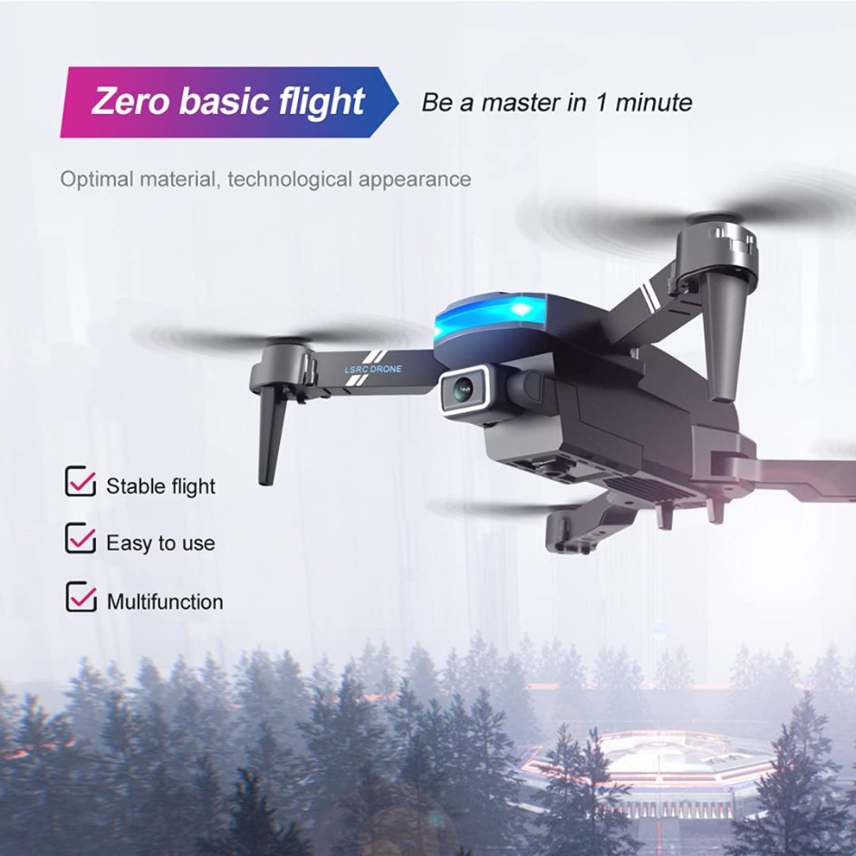 Drones with Camera for Adults 4k,Foldable Remote Control Quadcopter,Wifi