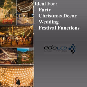 6X3M 600 Led Curtain Fairy String Lights Wedding Outdoor Christmas Garden Party