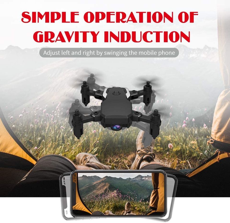 B-Qtech Mini Drone with Camera HD 1080P, Foldable RC Quadcopter