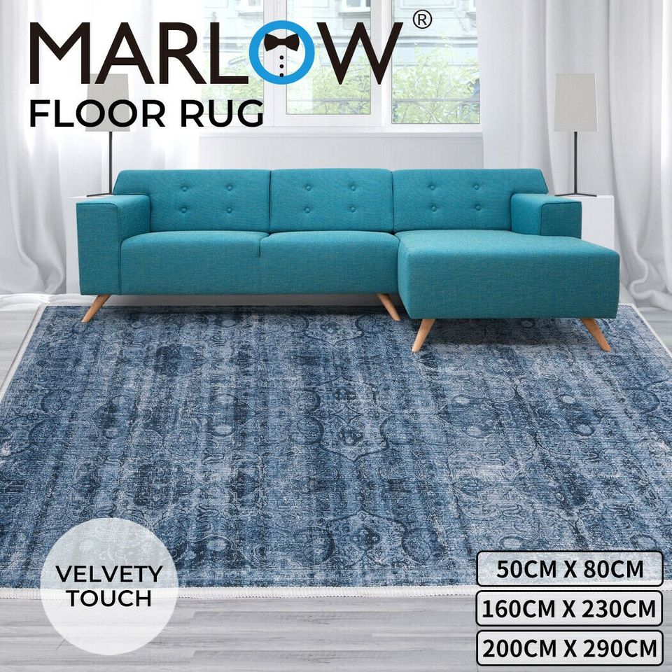 Marlow Floor Mat Rugs Soft Shaggy Rug Large Area Carpet Bedroom Living Room Mats