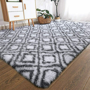 Large Rectangle Area Rugs Soft Fluffy Shaggy Carpet Bedroom Living Room Floor Pads Mat