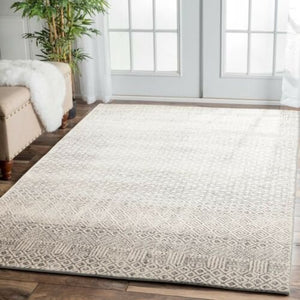 GREY Cream Modern Rug Large Floor Mat Carpet