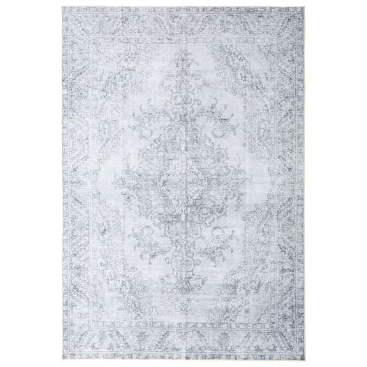 Stunning Large Grey Distressed Allover Carpets Washable