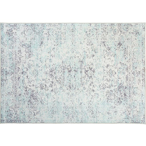 Clearance Blue Floor Rug /Auqa Grey Carpet /Anti Slip Rugs /Large Area Rug