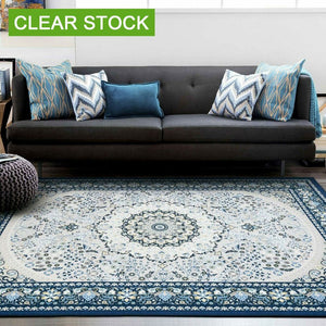 Great Price Large Floor Rug Navy Blue Super Traditional Vintage Persian Carpet 200x290CM