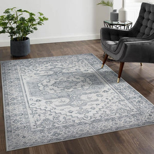 Extra Large Rug Light Grey Super Soft Bohemian Lounges Carpet Corridor Runners