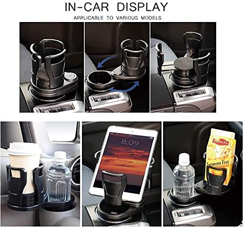 Universal Car Dual Cup Holder Adjustable Cup Stand, 2 in 1