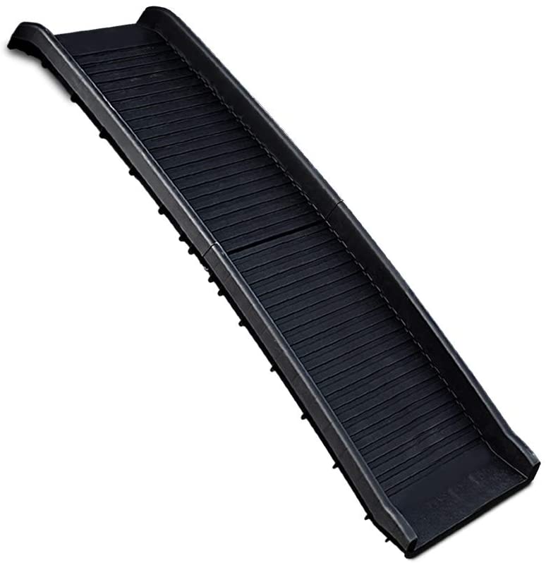 Folding Dog Ramp for SUV Truck Pet Safety Stairs Portable Non-Slip Ladder