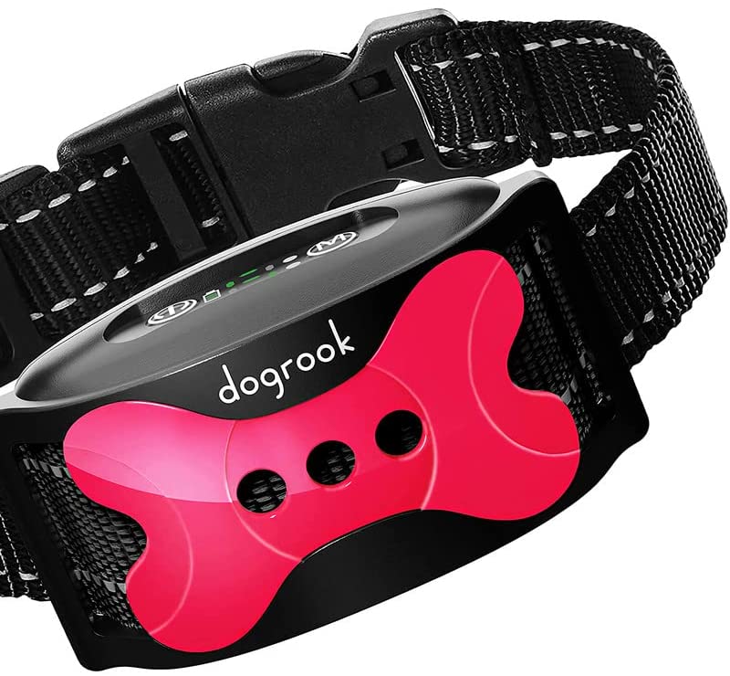 Rechargeable Dog Bark Collar - Humane, No Shock Barking Collar - w/2 Vibration & Beep Modes