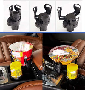 Universal Car Dual Cup Holder Adjustable Cup Stand, 2 in 1