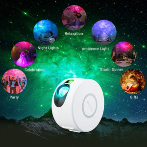 Star Projector, Galaxy Projector with Led Nebula Cloud, OxyLED 15 Lighting Effects Night Light with Remote Control for Bedroom, Game Room, Home Theatre , Ceiling, Party, Birthday Gifts for Kids Adults