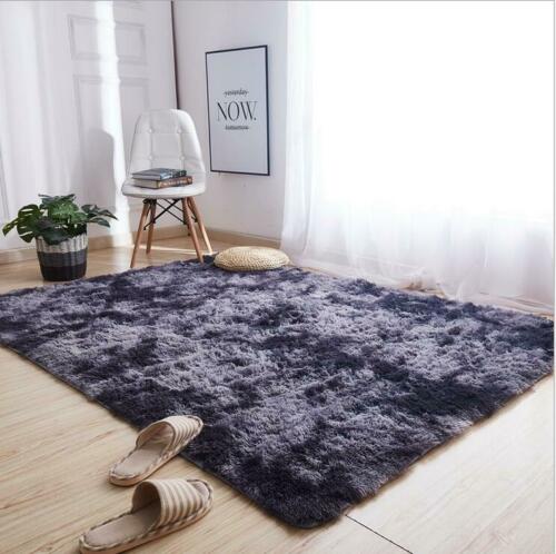 Fluffy Rug Shaggy Carpet Bedroom Living Room Floor Pad Mat Soft Fluffy Area Rug