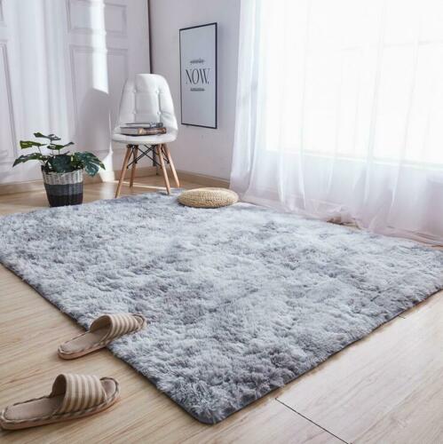 Fluffy Rug Shaggy Carpet Bedroom Living Room Floor Pad Mat Soft Fluffy Area Rug