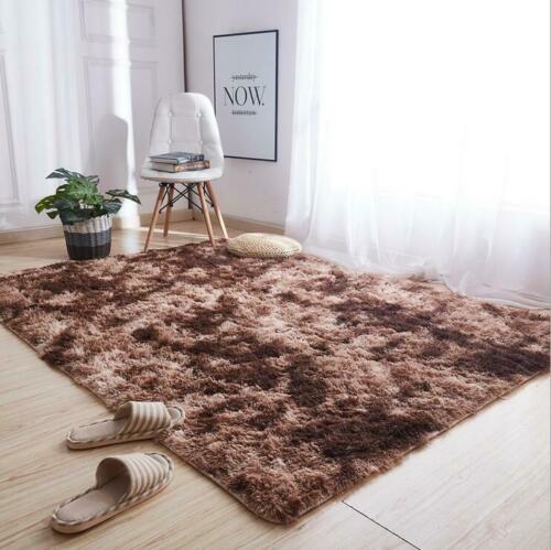 Fluffy Rug Shaggy Carpet Bedroom Living Room Floor Pad Mat Soft Fluffy Area Rug