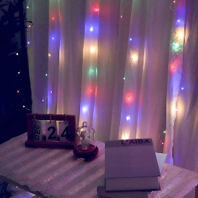 Curtain String Lights with Remote, LT 300 LEDs Window Curtain Fairy Lights 8 Modes 9.8ftx9.8ft USB Powered Fairy Lights for Party Bedroom Wall