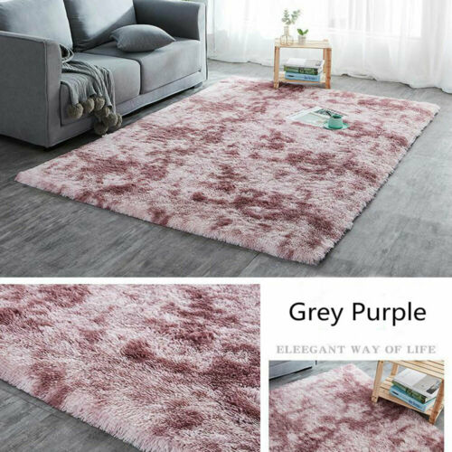 Fluffy Rug Shaggy Carpet Bedroom Living Room Floor Pad Mat Soft Fluffy Area Rug