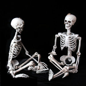 90cm Halloween Poseable Skeleton Full Life Size Human Skeleton Decoration Prop