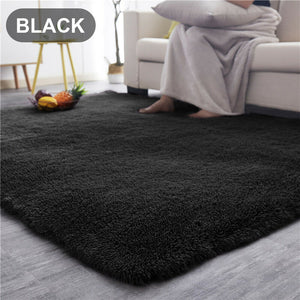 Fluffy Rug Shaggy Carpet Bedroom Living Room Floor Pad Mat Soft Fluffy Area Rug