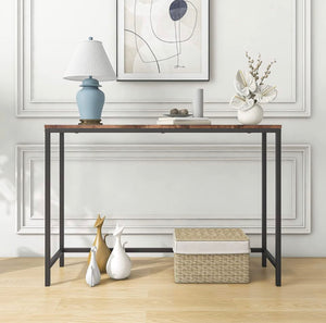 Thin Console Sofa Tables for entryway,Wood Sofa Couch Table,Long Side Table Hallway