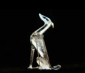 Wonderful Vintage Art Deco design Greyhound or Borzoi Dog Rhinestone Brooch