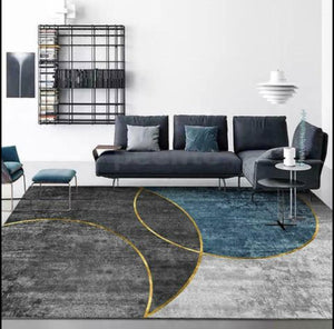 Modern Floor Carpet Mat Rug Area Carpet Large Soft Bedroom Living Room Anti-Slip