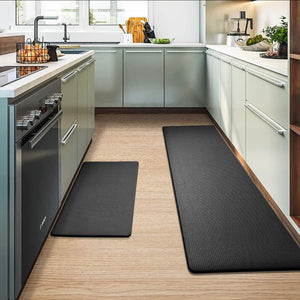 [2 PCS] Kitchen Rugs and Mats, Anti Fatigue Waterproof for Kitchen Floor,