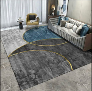 Modern Floor Carpet Mat Rug Area Carpet Large Soft Bedroom Living Room Anti-Slip