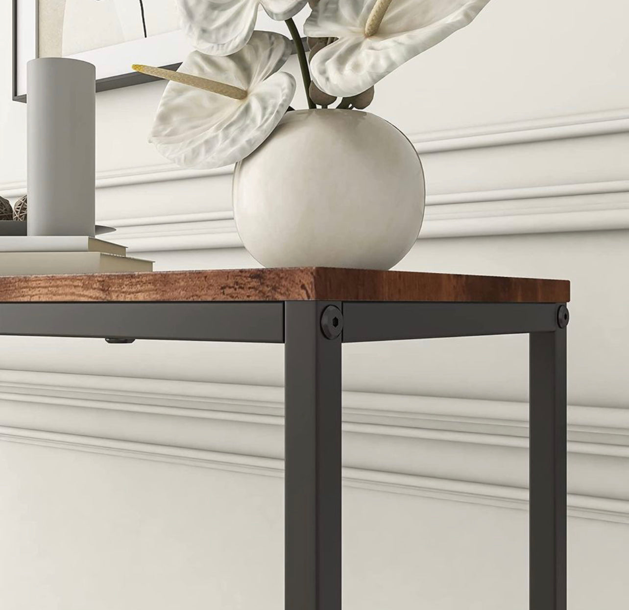 Thin Console Sofa Tables for entryway,Wood Sofa Couch Table,Long Side Table Hallway