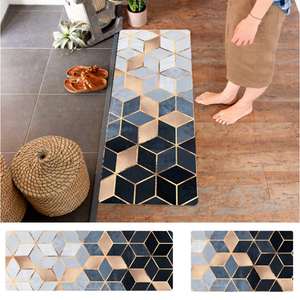 Non-Slip Waterproof Kitchen Door Mat Home Floor Rug Carpet Anti-Oil Easy Clean