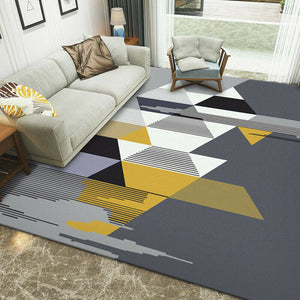 Large Floor Rug 160x230 Modern Short Pile Printed